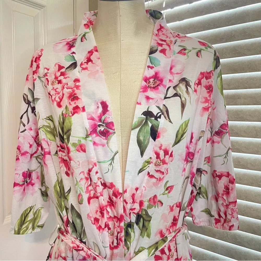 Show Me Your MuMu Floral Print Brie Robe O/S